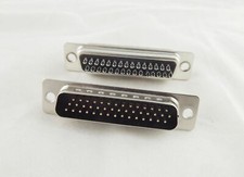 10pcs D-SUB 44 Pin DB44 Male Plug Solder Type Straight Adapter Connector 3 Rows