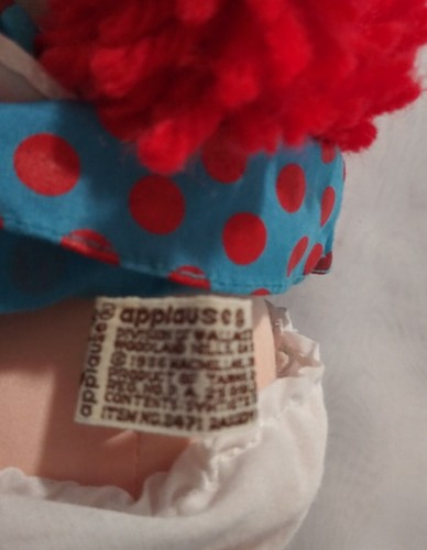 Applause Vintage 8" Raggedy Ann Musikpuppe schütteln Sie den Kopf mit der Musik! :) - Bild 5 von 6