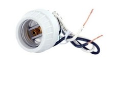 LEVITON E26 PORTALÁMPARAS PORCELANA Montaje Frontal Cable Trasero 660W 250V NUEVO 8871-3