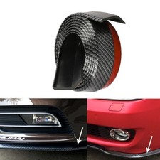 Universal Car Front Bumper Lip Splitter Spoiler Skirt Protector Strip Rubber