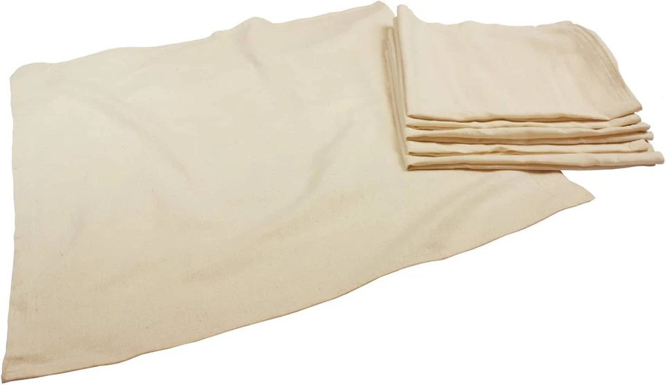 Unbleached Birdseye Cotton Flat Diapers - 27x27, 6 Pack for Infants - Image 4 of 4