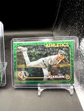 2024 Topps Series 2 Paul Blackburn Green Foil SP #647 483/499 Athletics