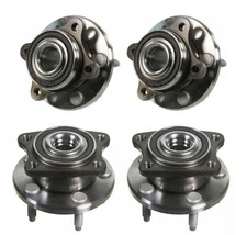 Moog Front & Rear Wheel Bearing and Hub Assemblies Kit For Ford Mercury AWD