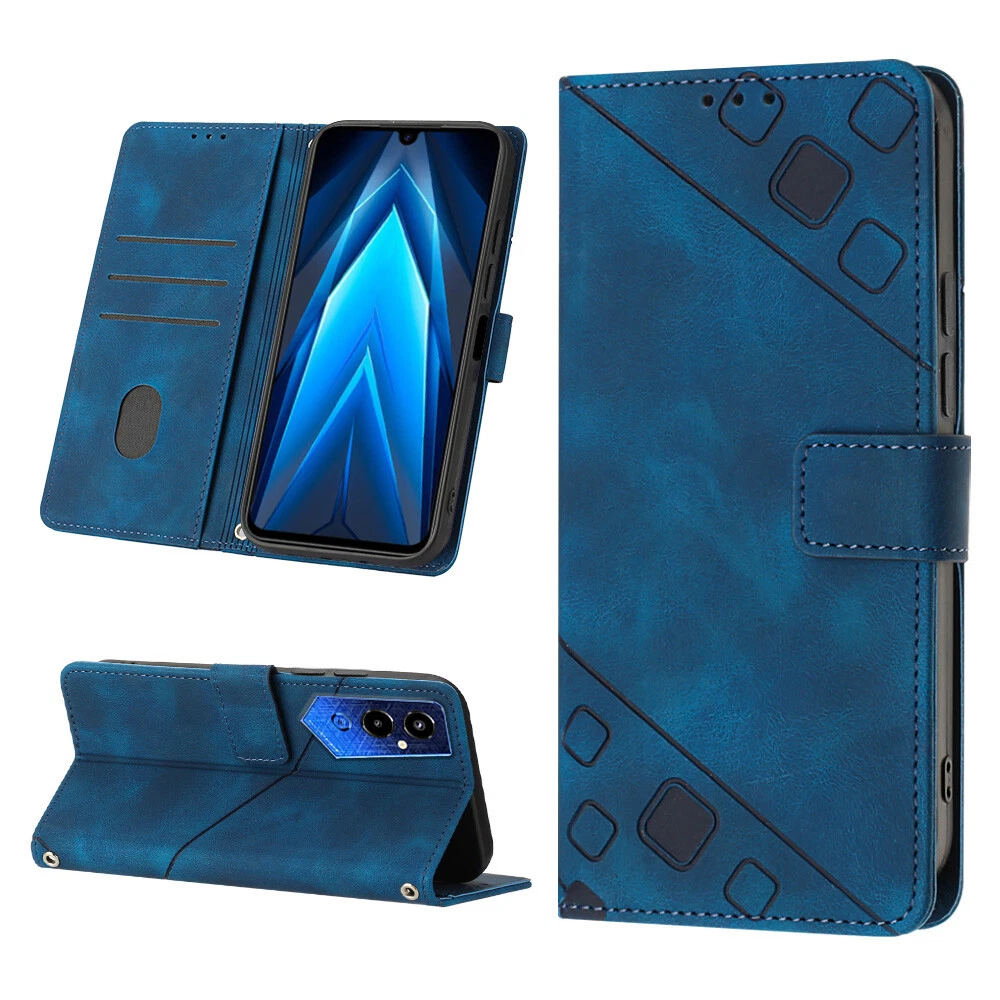 Phone Case For Tecno Pova 4 Pro LG8N Leather Flip Cover Patterned Protector