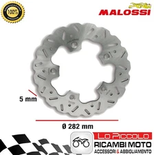 REAR BRAKE DISC MALOSSI WHOOP DISC YAMAHA 530 560 TMAX 2012 TO 2021