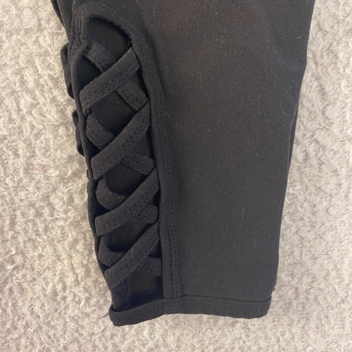 Woman’s Legging Bundle Size Medium Set Of Two Black Pre-owned - Picture 8 of 11