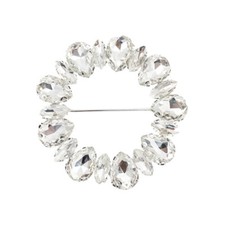 Rond Strass Boucle Cuissard de Rechange pour Ceinture Mariage Sash Sac Décor DIY