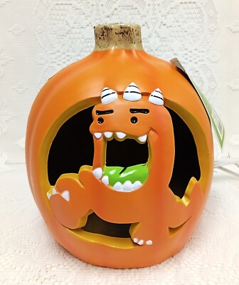Halloween JACK-O-LANTERN Pumpkin LIGHT Monster Madness | eBay display picture 1