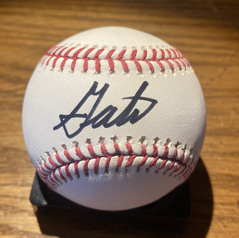 Dustin Stranger Things Gaten Matarazzo SIGNED Major League Baseball- JSA COA 