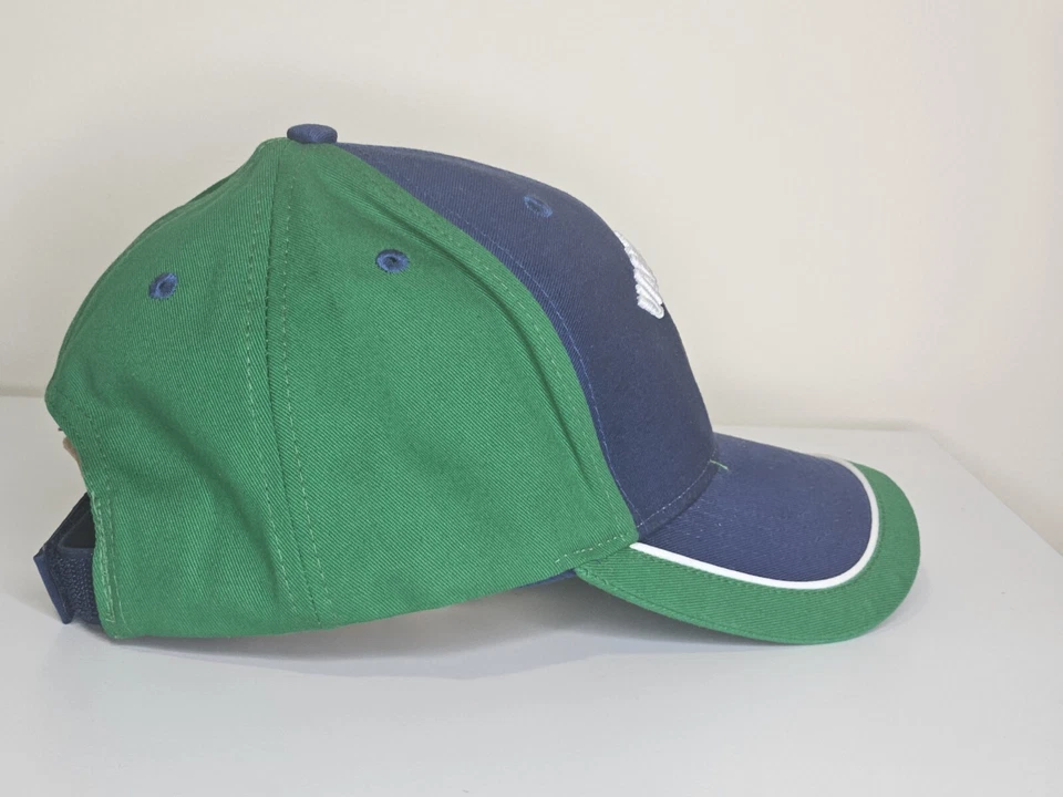Vancouver Canucks Reebok NHL Strapback Hat Embroidered Green And Blue - Image 3 of 4