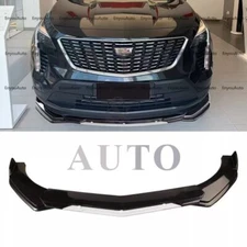For Cadillac XT4 XT5 XT6 Front Bumper Lip Spoiler Splitter Gloss Black White