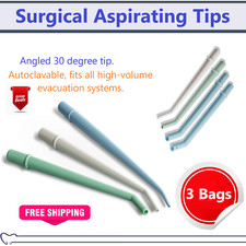 Dental Surgical Aspirator Tips Dental Aspirating Suction Tips Pick Size 3/Bags