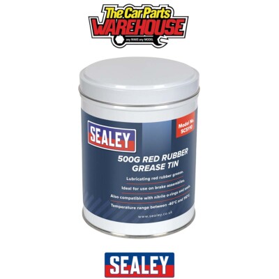 Sealey SCS110 Red Rubber Grease Dose 500g