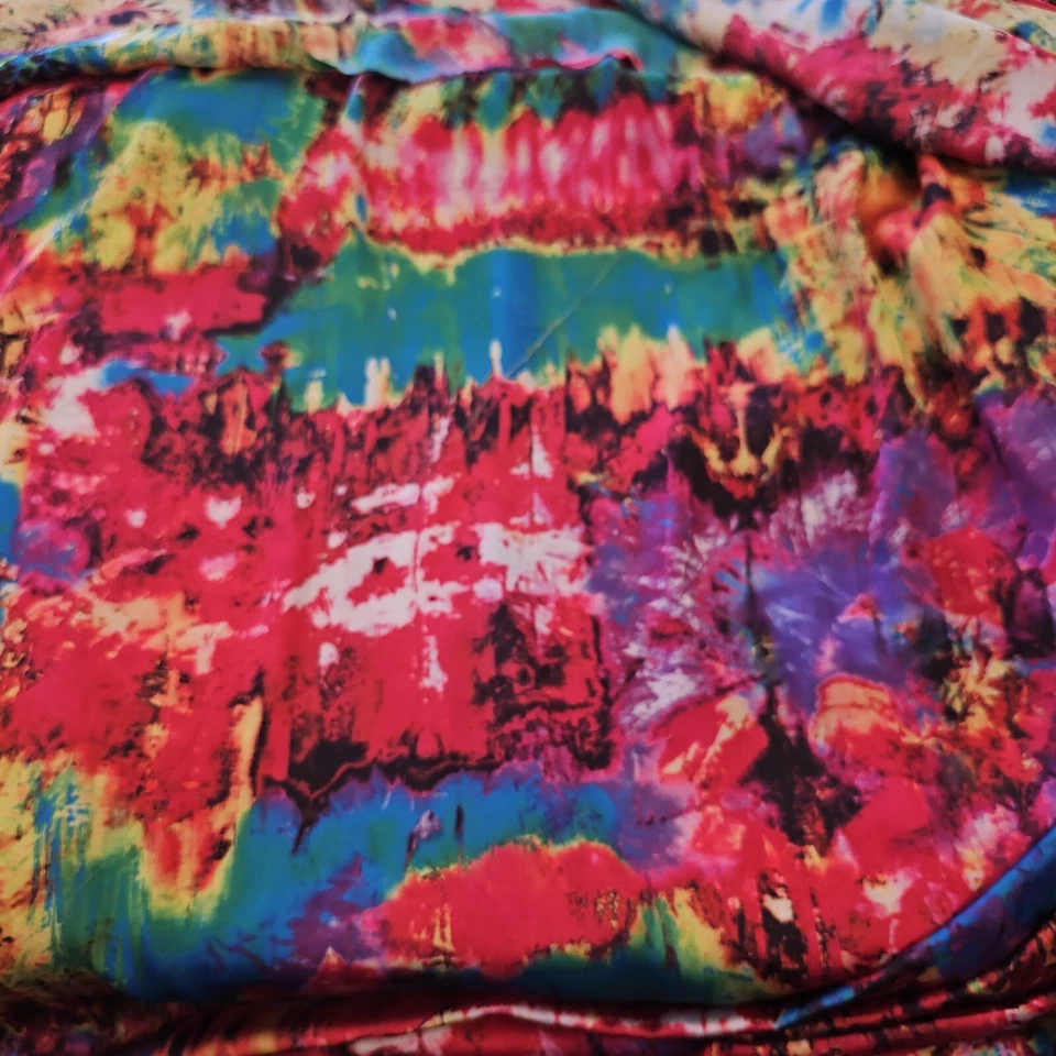 Абстрактные волны полоски креп одежды ткани галстук краситель стиль печати в ярдах - Изображение 3 из 3