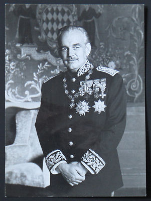 Fürst / Prince Rainier III. Grimaldi von Monaco - offizielles Portraitfoto 