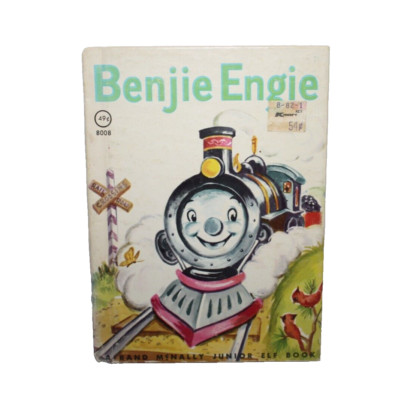 VTG Rand McNally Junior Elf Book Benjie Engie #8008 Written By Louise Devine HC