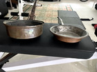 Antique Rustic Vintage Decor  Copper / metal Pans — photo 2