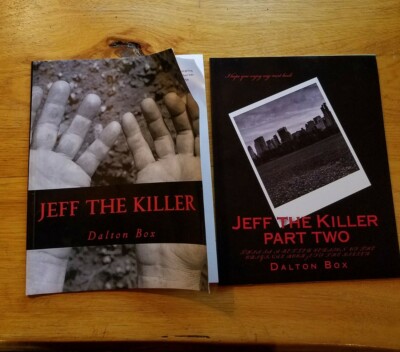 Jeff The Killer Book Set One And Two By Dalton Box Rare