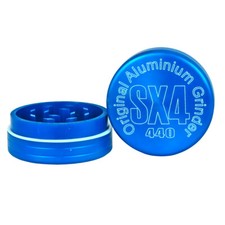 Genuine 44mm Aluminium Small Herb Grinder 2 Part Magnetic SX4 Colors Available