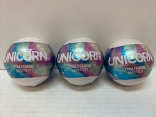Bath Body Works UNICORN Bath Fizzy Bomb Sold as a Lot of 3 -Brand New