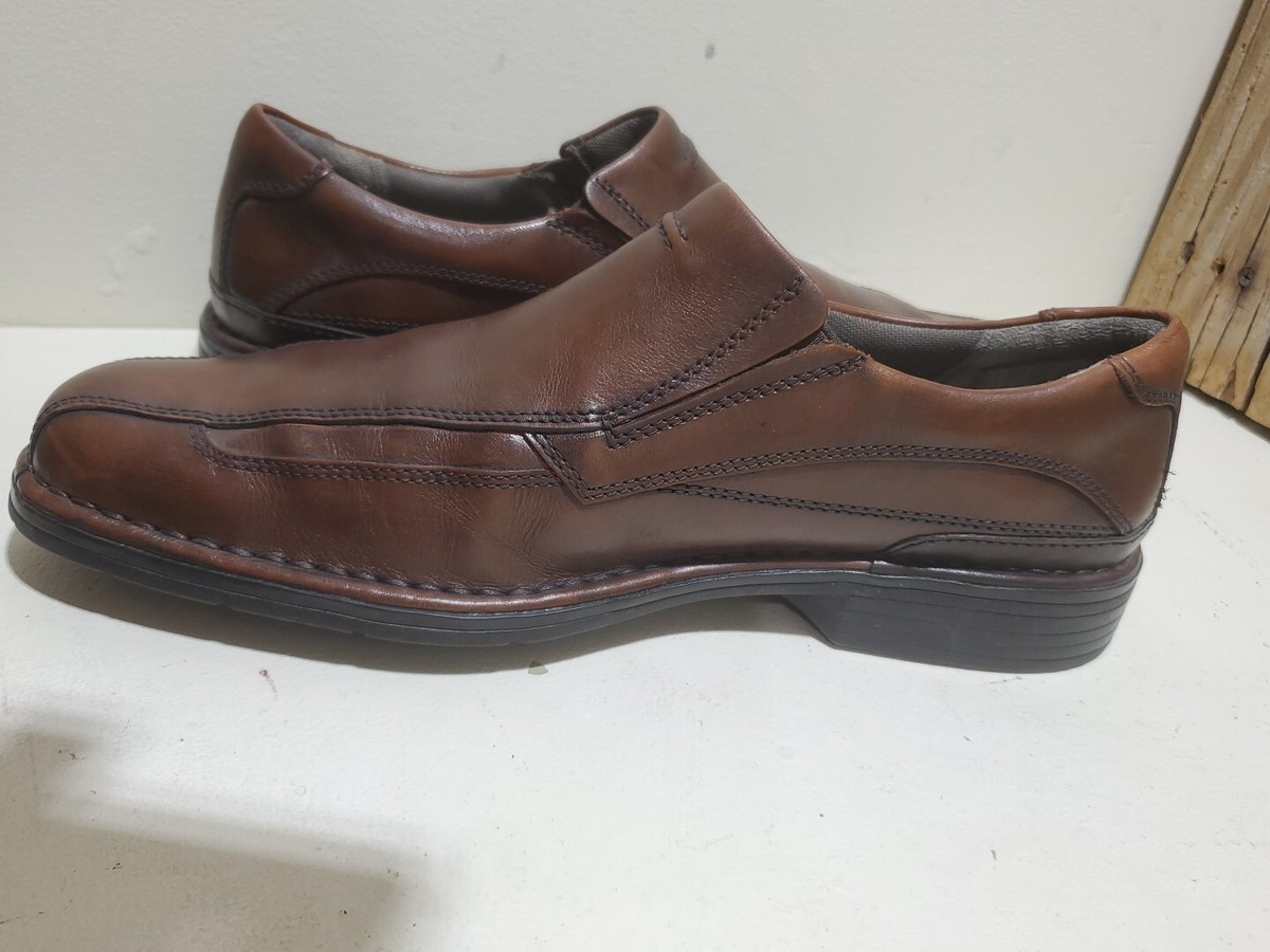 ? Clarks Coulson Leather Oxfords Mens Size 11.5 Walking Loafers. Brown Like New Amazon.com | Clarks Men main image 3
