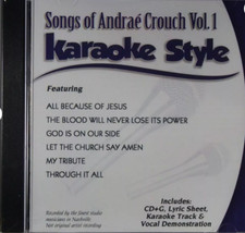 Songs of Andrae Crouch Vol 1 Karaoke Style CD G Daywind 6 Songs New, Sealed