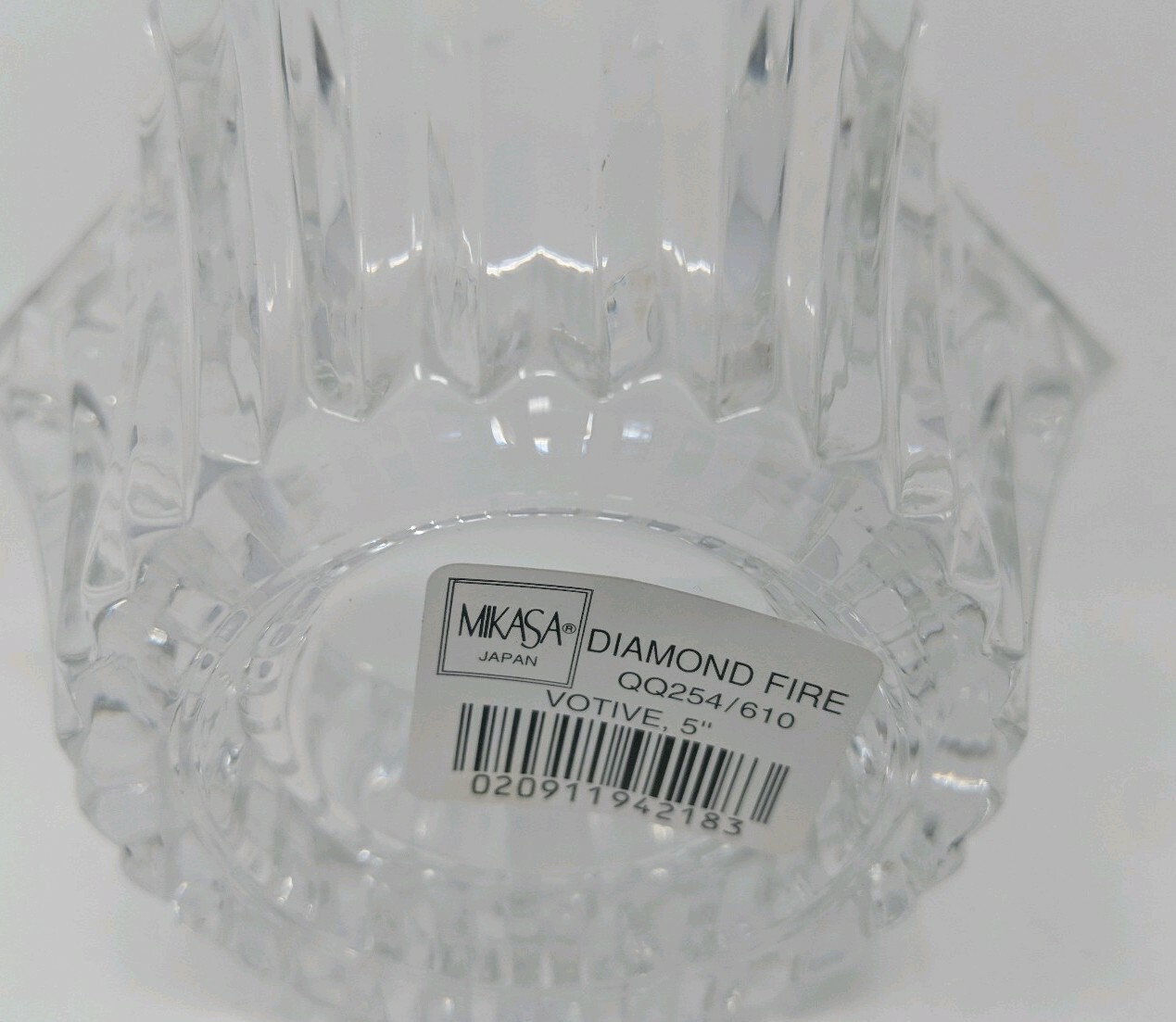 MIKASA Diamond Fire, Votive Candle Holder 5" eBay