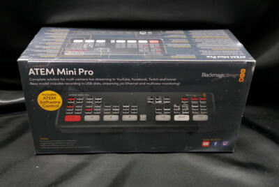 Blackmagic Design ATEM Mini Pro Schwarz Live Stream HDMI Video Switcher