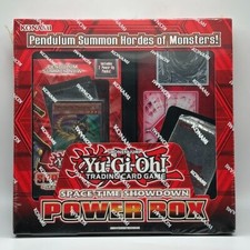Yugioh Space-Time Showdown POWER Sealed Box-Deck 3 Power-Up Packs, Play Mat++