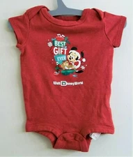 Best Gift Ever Walt Disney World Mickey Mouse Baby One Piece Outfit 3-6 Months