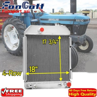 4 Rows Radiator Fit Ford New Holland 5110 6410 6610 6810 7410 7610 7810 81874687