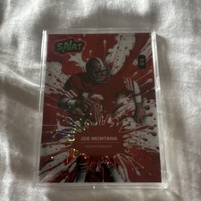 2025 Wild Card Splat Joe Montana 4/4 Color Match