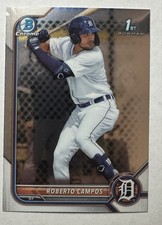 2022 Bowman - Chrome Prospects Roberto Campos #BCP-14 (RC)