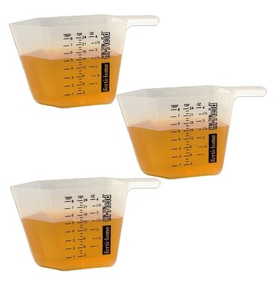 Vpg Fertilome 11008 4-Ounce Measuring Cup (3 Pack) (3) 4-Ounce, Clear