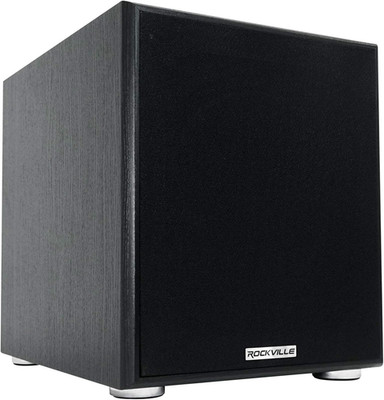 Rock Shaker 10 Black 600W Powered Subwoofer, Class-D Amp, Adjustable Crossover, 