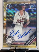2019 Bowman Draft - Chrome Draft Pick Auto Braden Shewmake #CDA-BSH...