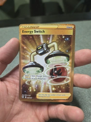 Energy Switch 212/195 Secret Rare Silver Tempest Pokemon Card