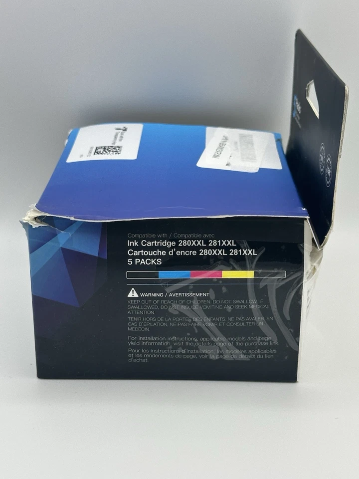 E-ZInk High Yield 5 Color Value Pack Printer Ink for Canon PGI-280XXL CLI-281XXL - Image 3 of 4