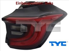 TYC 11-15378-01-2 Heckleuchte links Rücklicht Hecklicht Rückleuchte 