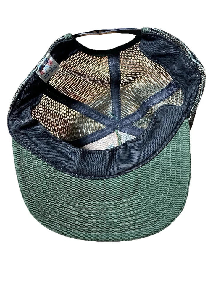 Sombrero de Colección Años 60 70 Malla Verde Bosque SnapBack Servicio de Parques Nacionales EE. UU. Raro Foto 4 de 4