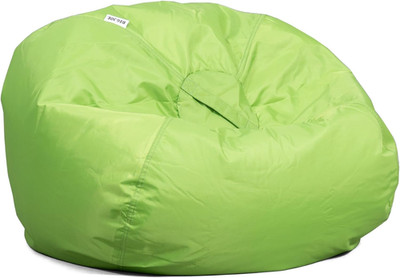 Classic Bean Bag Chair, Spicy Lime Smartmax, Durable Polyester Nylon Blend, 2 Fe