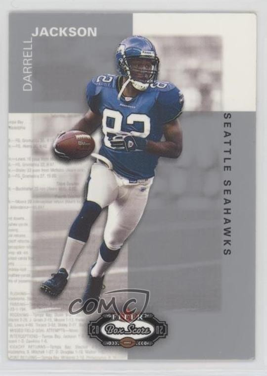 2002 Fleer Box Score Darrell Jackson #51 0h3w