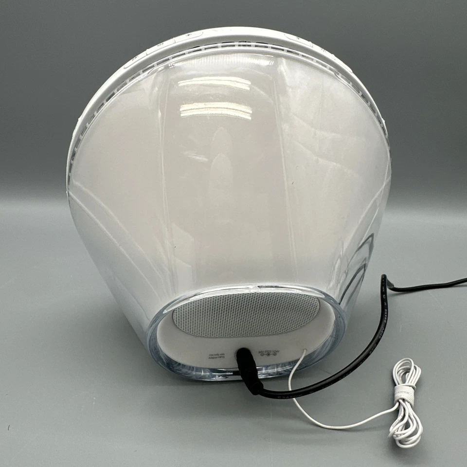 Luz de despertador Philips HF3520 60 E con simulación de amanecer a color - blanca probada Foto 2 de 4