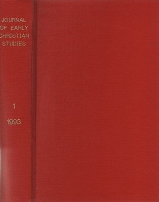 Journal of Early Christian Studies, 1. Clark, Elizabeth A. and Everett Ferguson