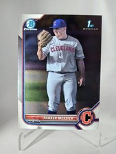 PARKER MESSICK ~2022 Bowman Draft Chrome ~1st Bowman Chrome~BDC-71 ~Guardians RC