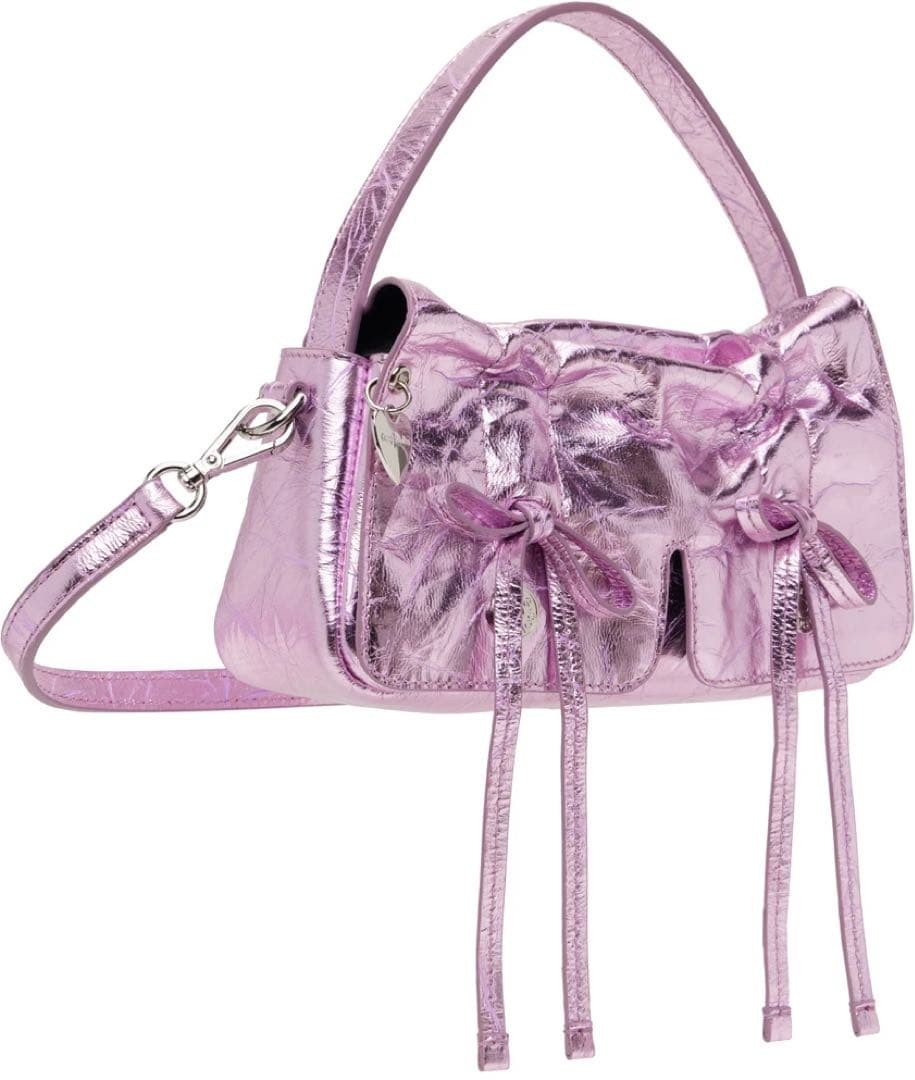 Acne Studios Multipocket Micro Crossbody Metallic… - image 1