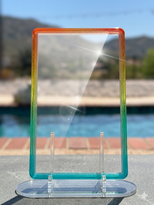 #ad PSA CGC Slab Case Gradient Glitter TPU Hard Back Snap On Protector 10 Colors $9.99