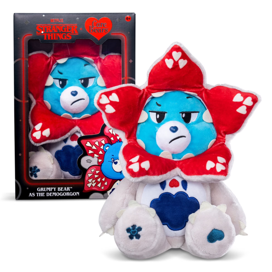 Stranger Things x Care Bears Grumpy Bear as DEMOGORGON Plush NEW IN HAND