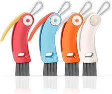 3 in 1 Cup Lid Cleaning Brush 4 Pack - Multifunctional Cleaning Brush Set for