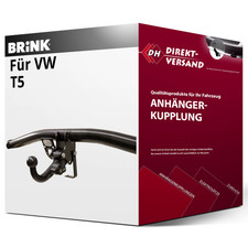 Anhängerkupplung abnehmbar für VW T5 04.2003-09.2009 inkl. EBA